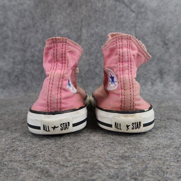 Converse Shoes Baby 5 Sneakers Chuck Taylor All Star Hi Top Pink Canvas Toddler - Picture 6 of 13
